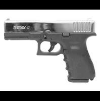 Охолощенный СХП пистолет Retay 17 (Glock) 9mm P.A.K Nickel