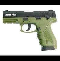 Охолощенный СХП пистолет Retay PT26 Full-auto (Taurus) 9mm P.A.K Olive