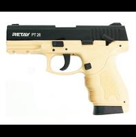 Охолощенный СХП пистолет Retay PT26 Full-auto (Taurus) 9mm P.A.K Tan